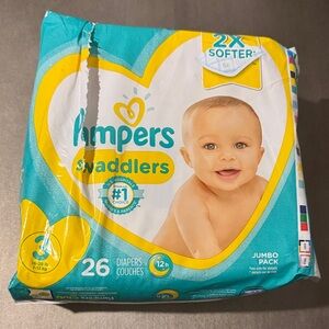 Pampers Swaddlers Size 3 Diapers